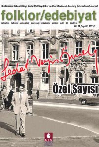 Folklor-Edebiyat Dergisi Sedat Veyis Ornek Ozel Sayisi